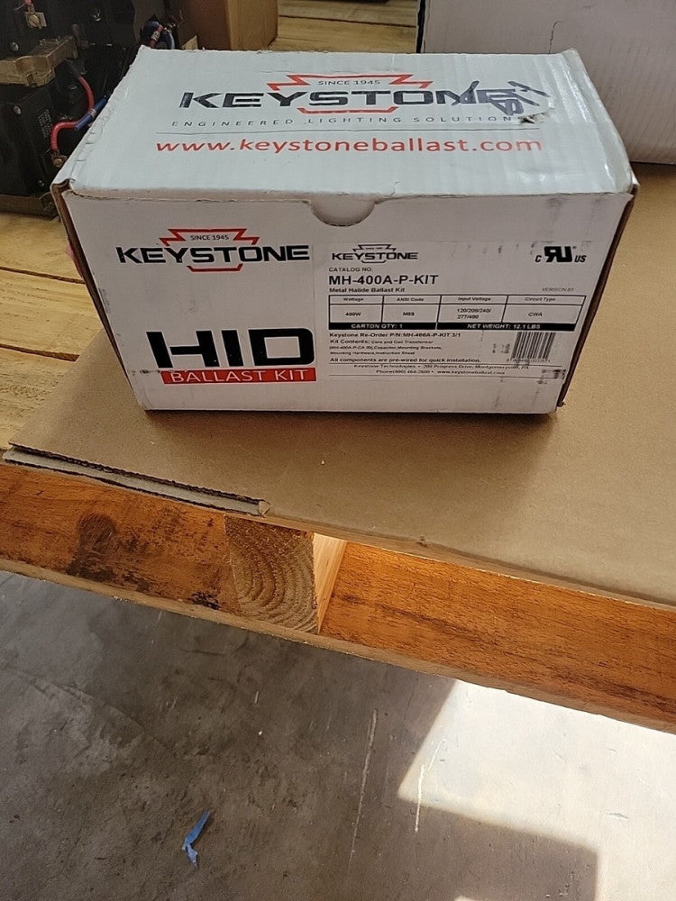 1- Keystone MH-400A-P-KIT (M59) 400 Watts Metal Halide 5-Tap Ballast Kit