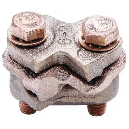 Burndy Qpx2c2c Mechanical Conn,Parallel Clamp,2 Cond