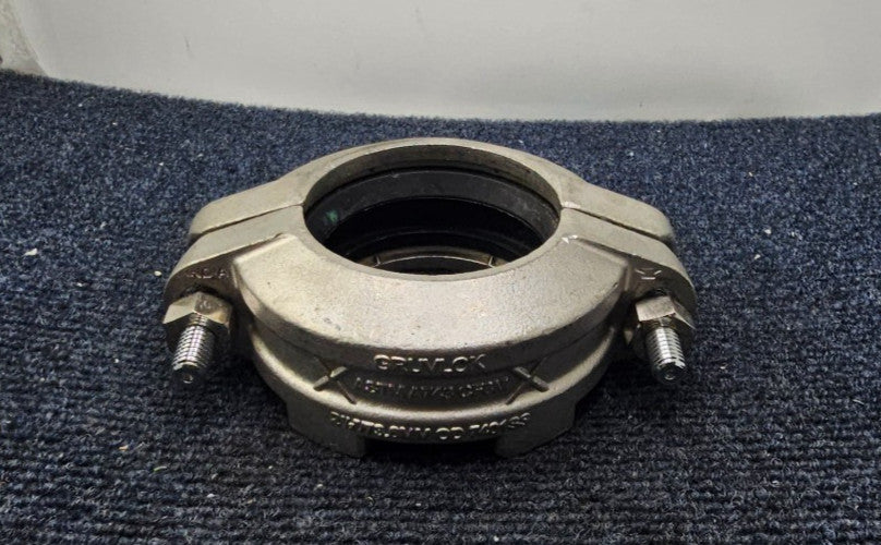 Gruvlok 7401SS 2-1/2" Stainless Steel Rigid Coupling ASTM A743 CF8M