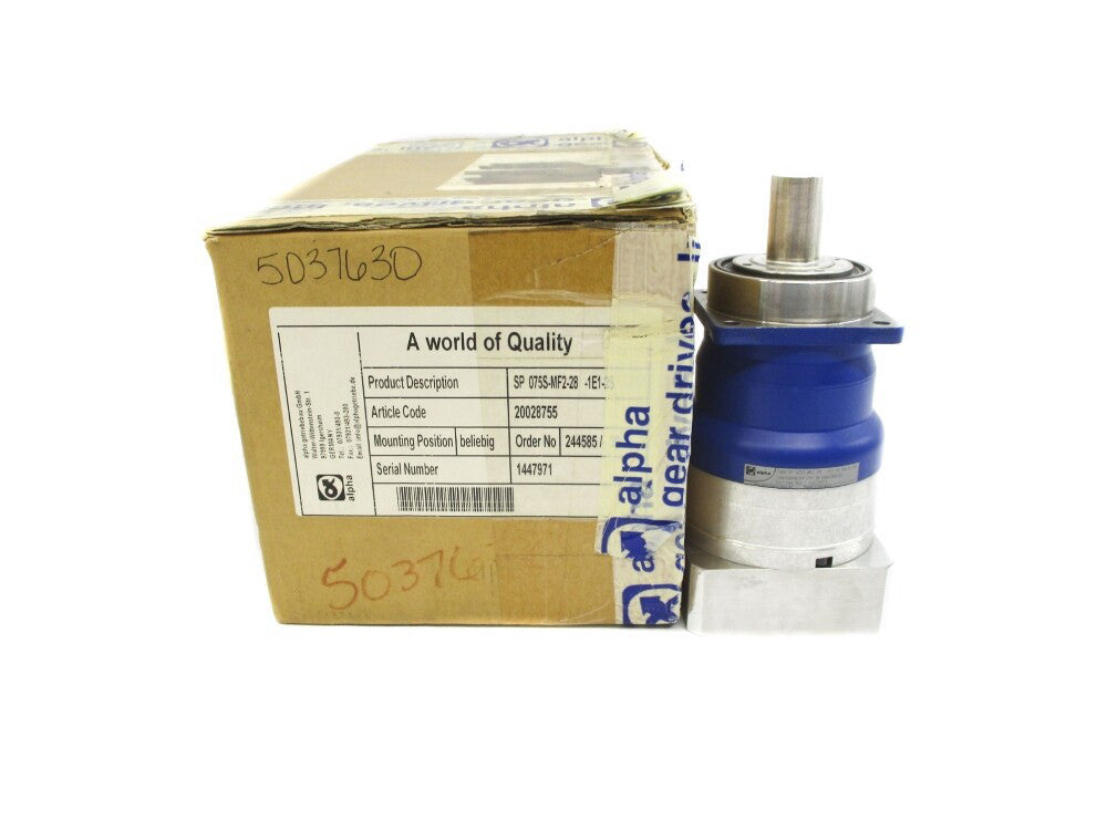 ALPHA SP075S-MF2-28-1E1-2S NSMP