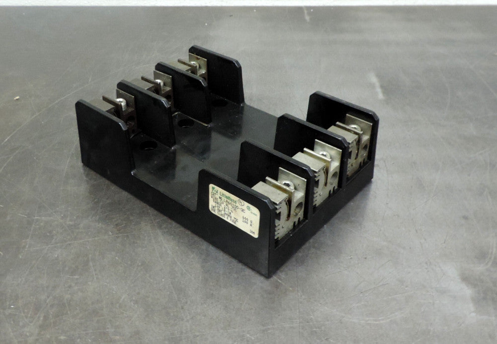Littelfuse 3 Pole Fuse Block Holder LR60100-3C 600V 100A