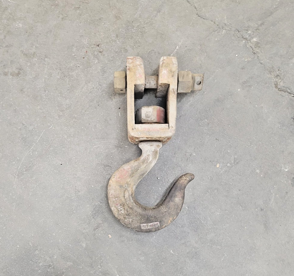 UNBRANDED CLEVIS SWIVEL HOOK ASSEMBLY 12 TON ESTIMATED CAPACITY *SEE DECRIPTION*