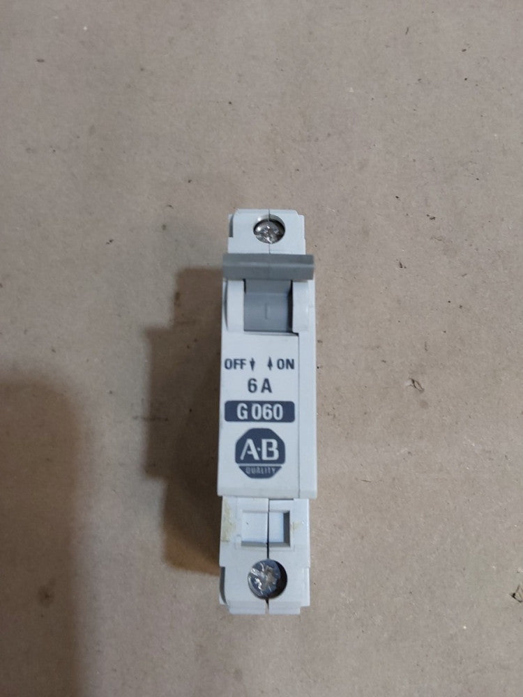 Allen-Bradley G060 1492-CB1 Circuit Breaker, Series B, 6A, 277V 1-Pole