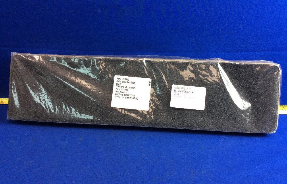 AGT39 Black Anti-Skid Grit Tape 6" x 24" Cleats (Qty. 50/pack)