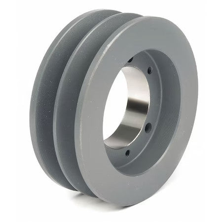 Zoro Select 3V4752 1/2 In To 1-5/8 In Quick Detachable Bushed Bore 2 Groove