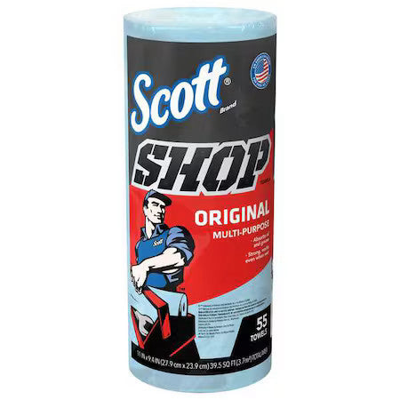 Kimberly-Clark Professional 75147 Scott Shop Paper Towel Roll, 11 In X 10.4 In