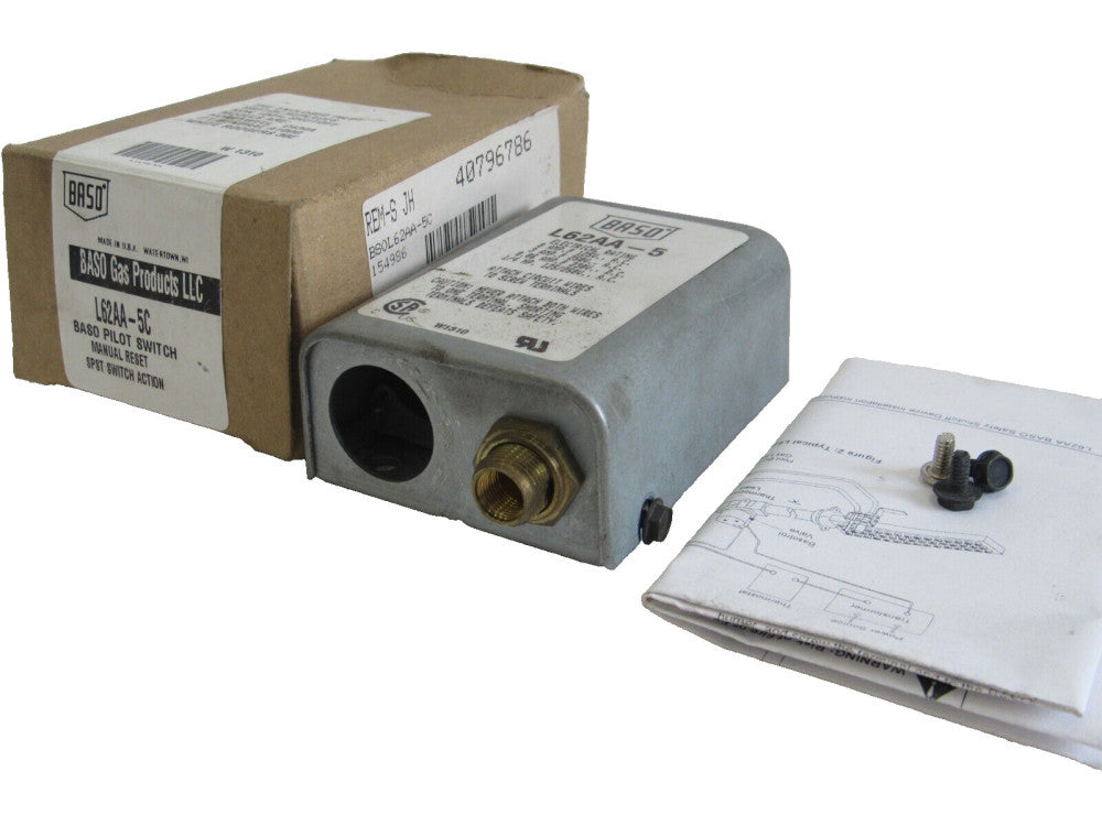 USED BASO L62AA-5C PILOT SWITCH L62AA5C