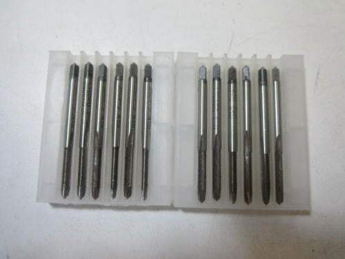 R & N (29653) 6-40 NF H-4 Plug Chamfer Spiral Pointed Taps - Lot of 12 