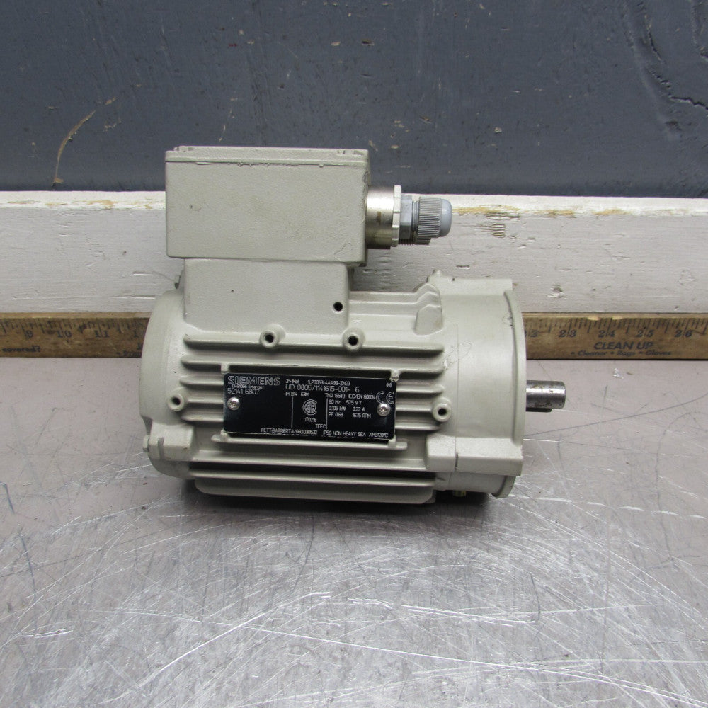 SIEMENS SERVO MOTOR 1LP9063-4AA99-ZN23 UD 0805/1141615-001-6,D-91056,NEW!