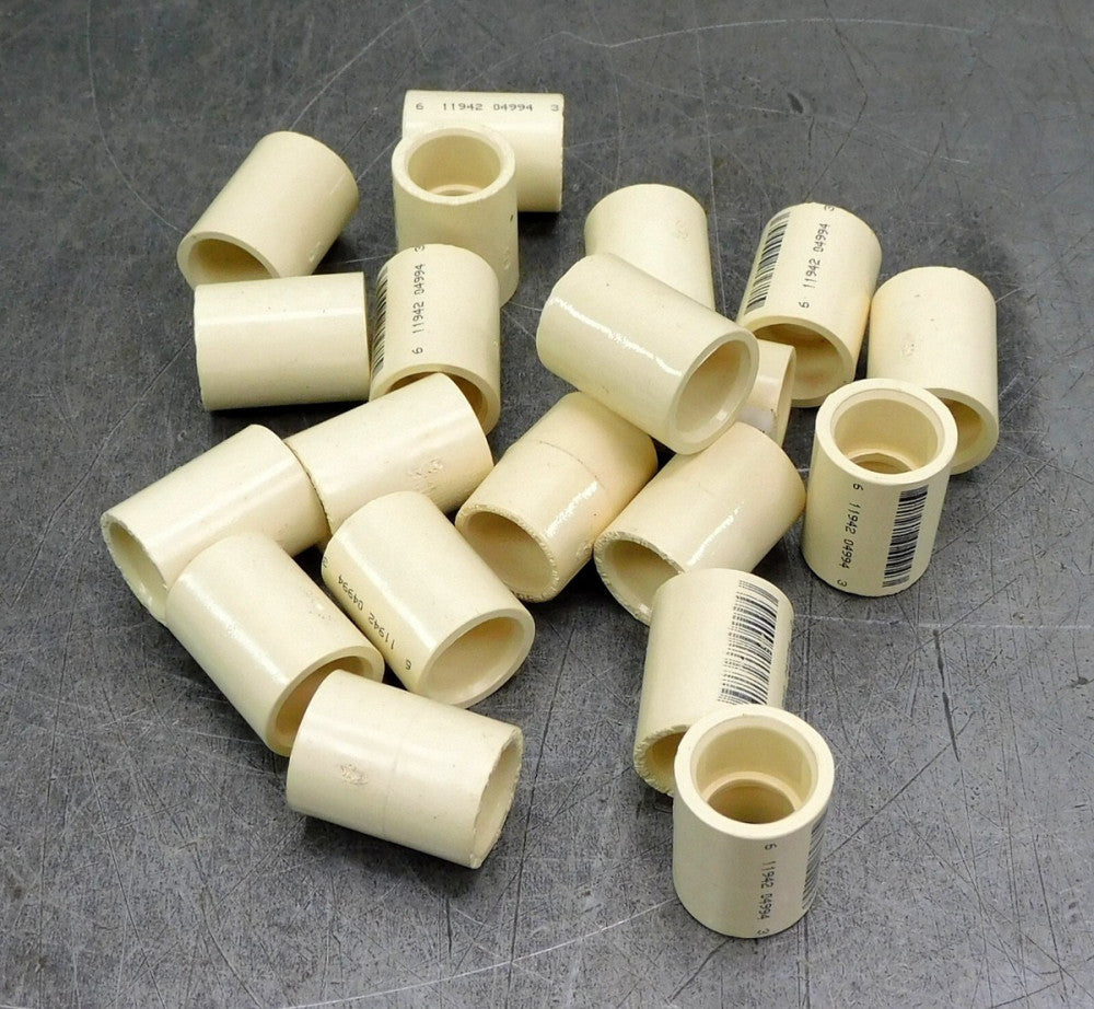 Charlotte Pipe CTS2100 FlowGuard CPVC Straight Coupling 04994 1/2" Lot of Twenty