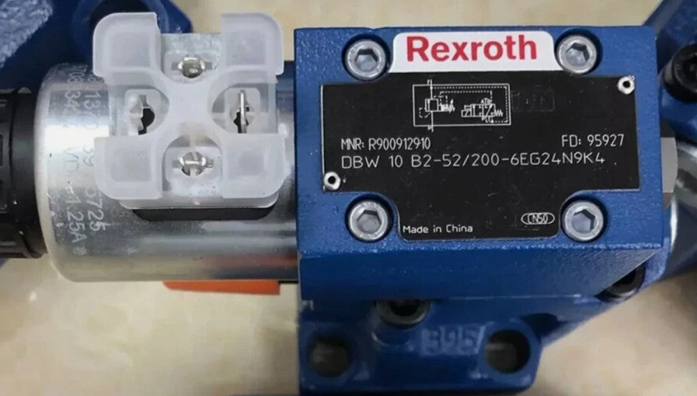 One Brand New REXROTH R900912910 DBW10B2‑52/200‑6EG24N9K4 Pressure Relief Valve