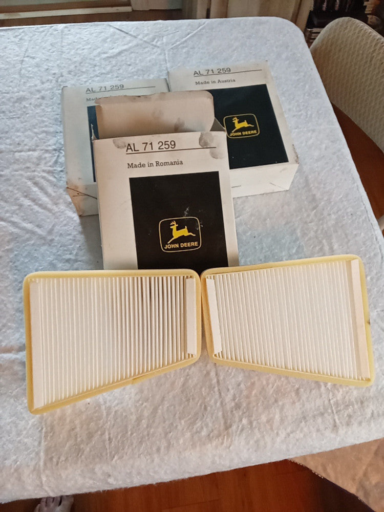 New NOS Lot Of 3 Boxes -6 Filters John Deere Air Filter AL71259