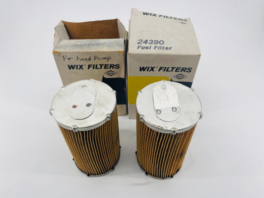 Lot of 2 New Wix 24390 Fuel Filter 12 Micron 5-7/16in Long