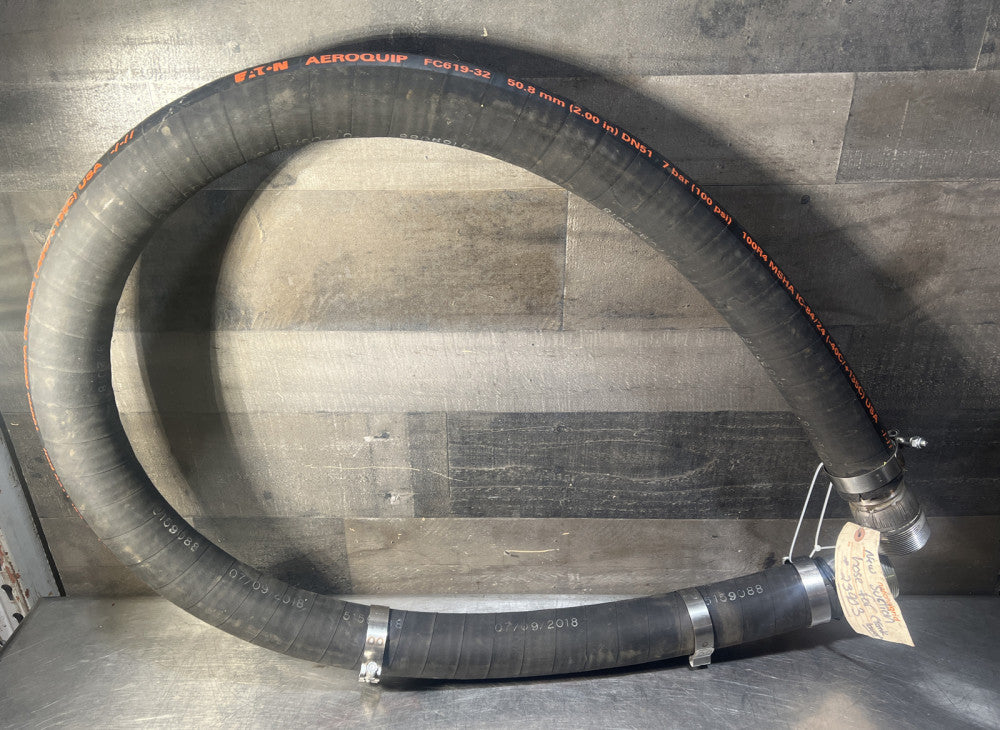 Nos Surplus Eaton Aeroquip Fc619-32 Suction Hose,2 In Id X 6 Feet 100 Psi