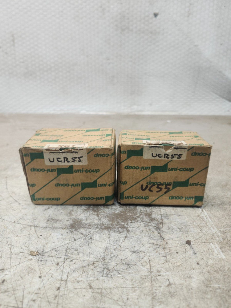 NEW IN BOX LOT OF 2  UNI-COUP FLOATING JOINT COUPLING UCR55