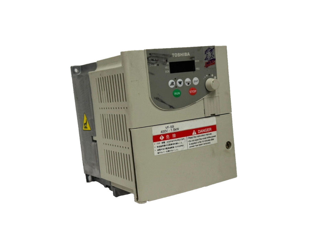 USED TOSHIBA VFS9-4015PL-WN(1) TRANSISTOR INVERTER VFD DRIVE 2HP