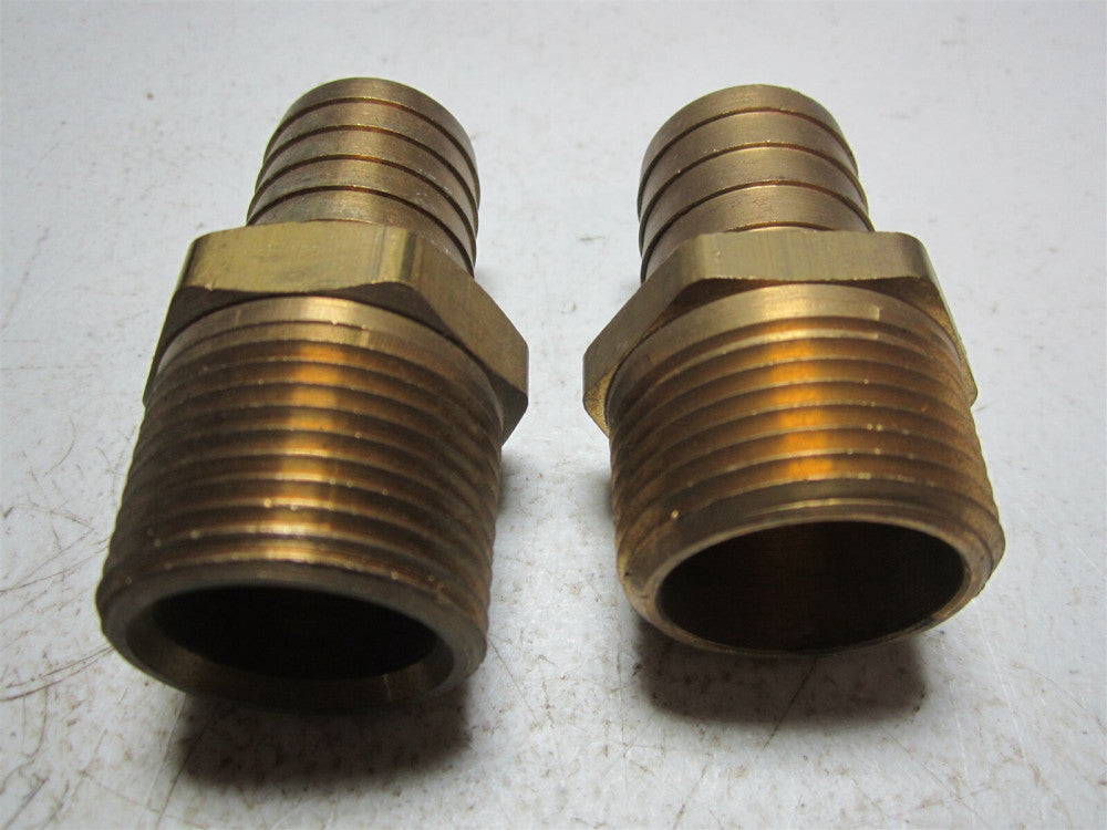 Coilhose Pneumatics (B1616) 1" ID x 1" MPT Male Hose Barb Fittings - Pack of 2