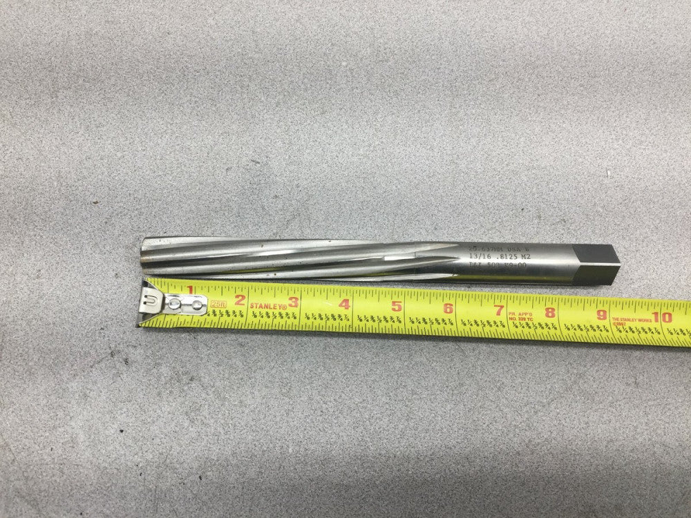 NEW NO BOX L&I 13/16 .8125 M2 20.637MM HAND REAMER 503 K9-00