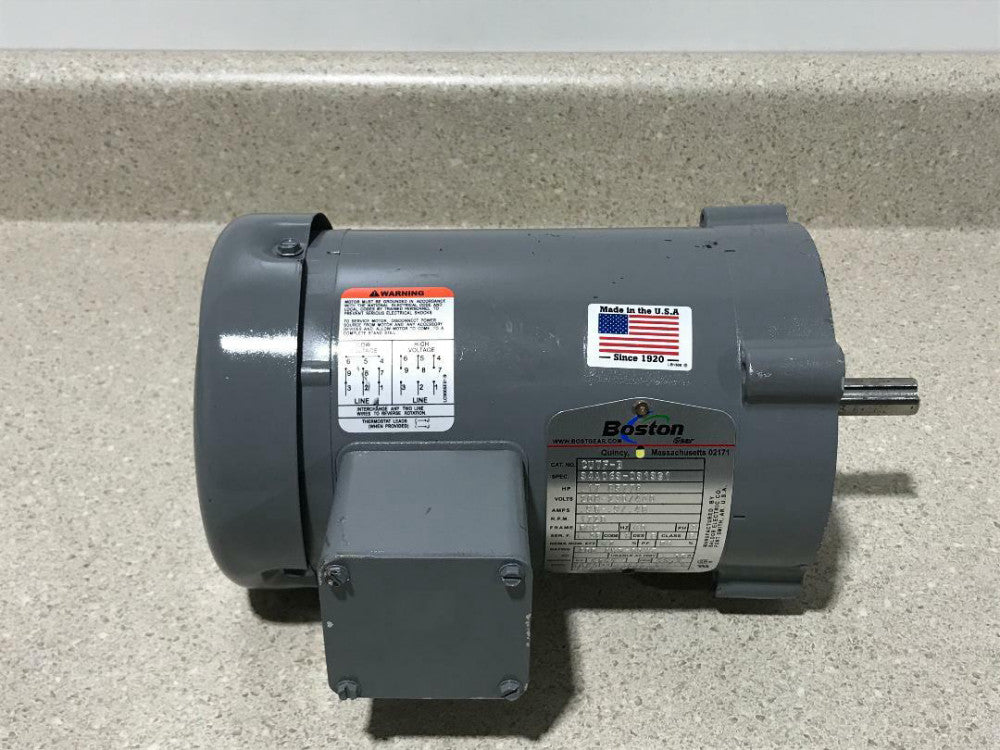 Boston Gear Motor CUTF-B .17HP 1725RPM 3PH NEW