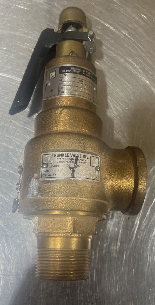 Kunkle Valve 6010GFM01-AM Relief Valve Nos Surplus No Original Box Item ID 2