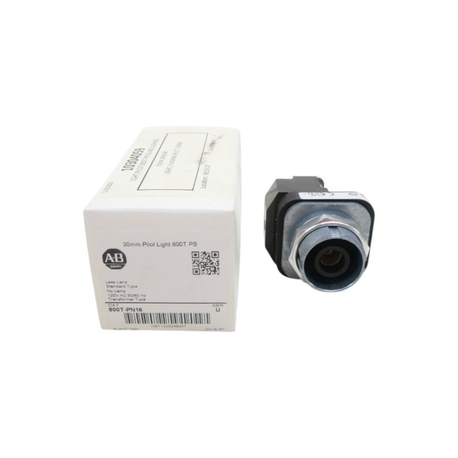 ALLEN BRADLEY 800T-PN16 SER. U 120V (WH) NSMP