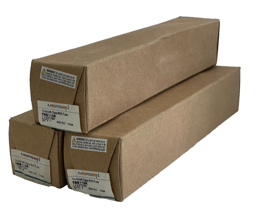 NEW LOT OF 3 MERSEN TRS110R 600VAC 110A