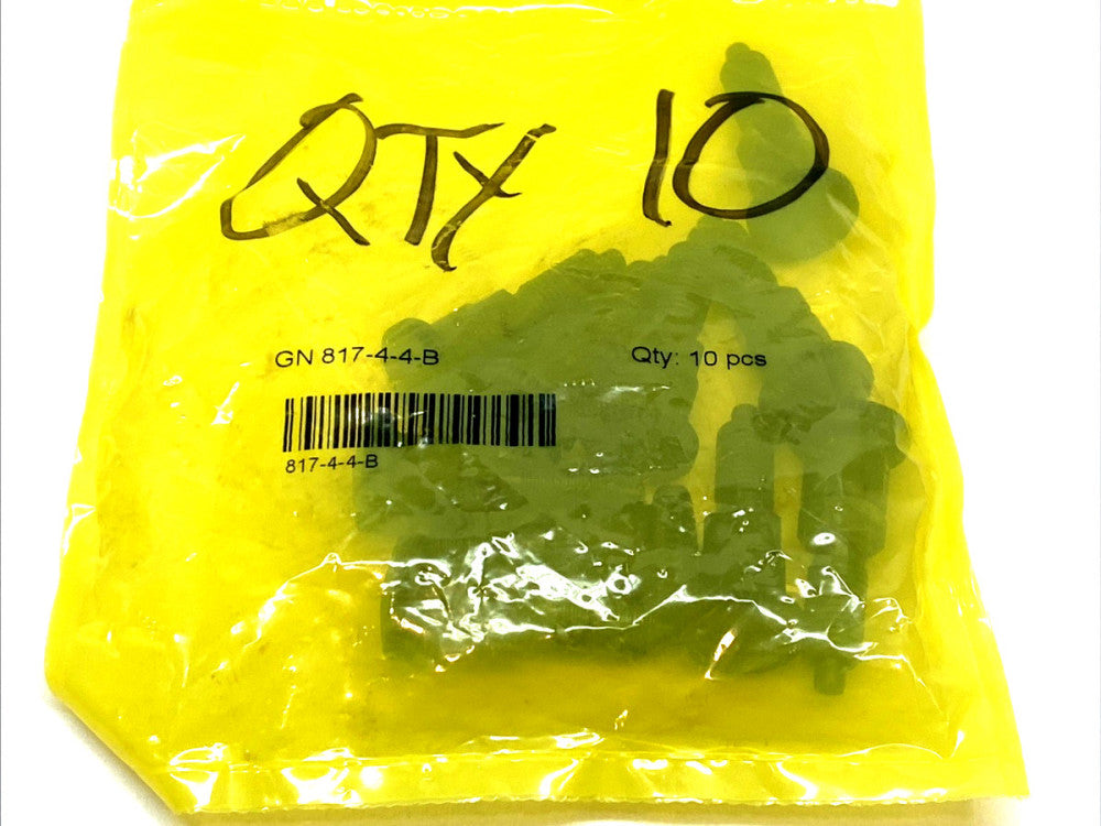 GN 817‑4‑4‑B Indexing Plunger Steel Non Lock‑Out Spring Plunger PKG OF 10