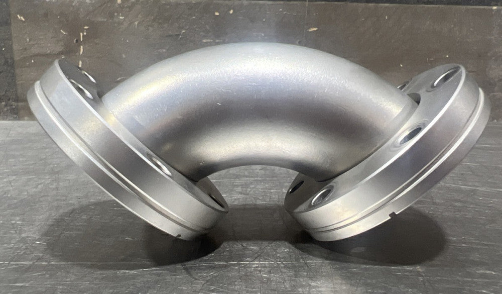 Varian? Vacuum Elbow Fitting. Nos Surplus. See Pictures For Dimensions