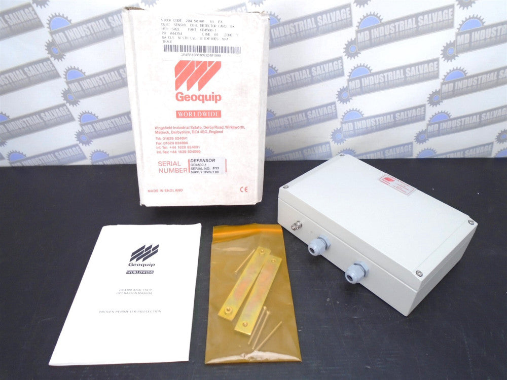 GEOQUIP - GD4500-1 - DEFENSOR GD4500 ANALYSER - Perimeter Protection - (NEW)