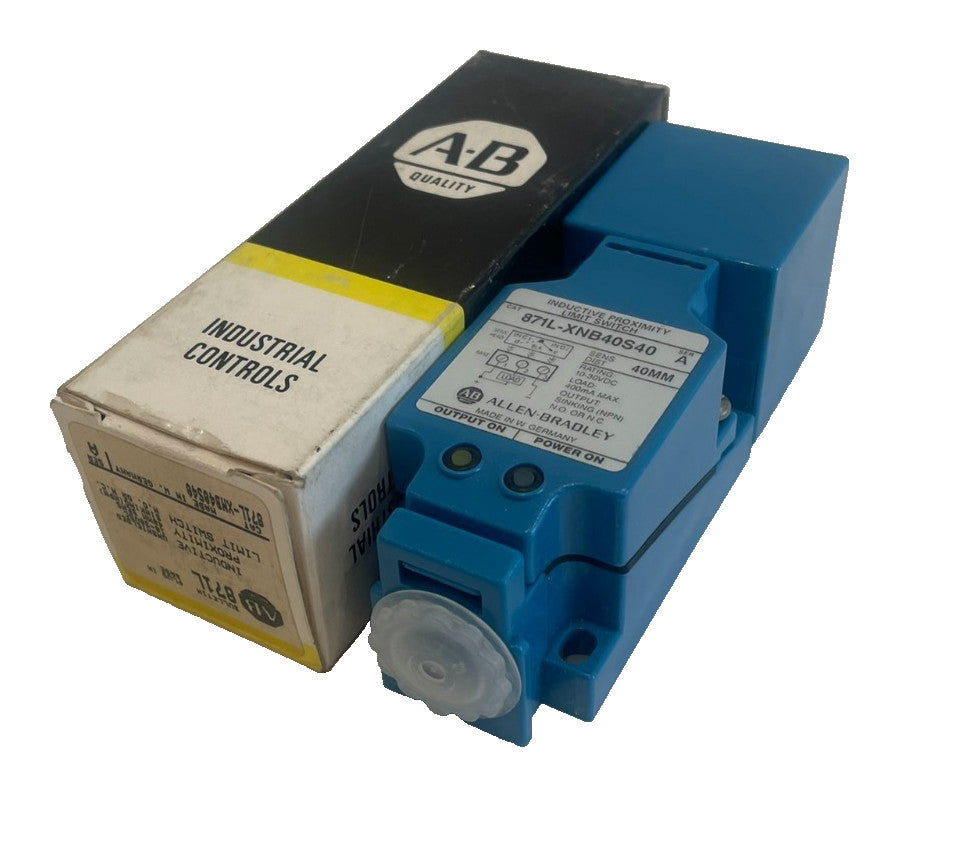 ALLEN BRADLEY 871L-XNB40S40 PROXIMITY SWITCH SERIES A 871LXNB40S40 NEW, SURPLUS