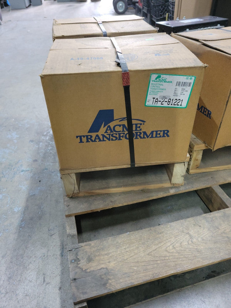 1- NEW ACME TRANSFORMER TA-2-81221 5000VA 1PH 50/60HZ 240X480 PRI 120 SEC