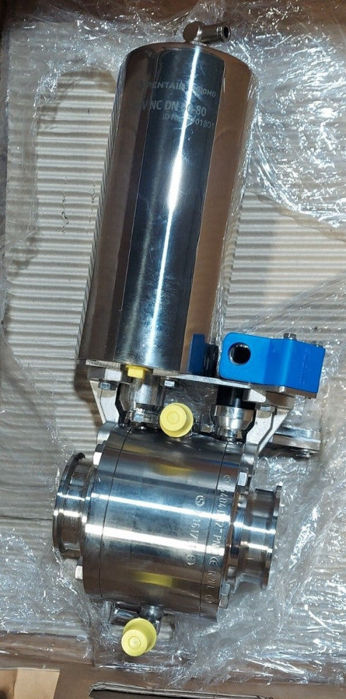 PENTAIR SUDMO LKV NC DN 50-80 / 1.4404 DN2" PN10 BUTTERFLY VALVE. STAINLESS.