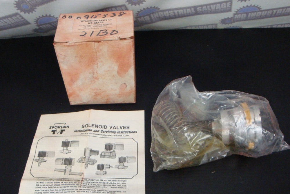 PARKER SPORLAN - KSMA42 Parts Kit MA42P3, S3 - STEM & PLUNGER - (NEW in BOX)
