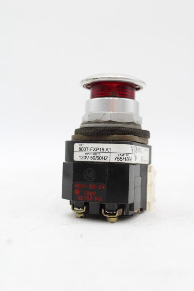 Allen-Bradley 800T-FXP16A1 Red Mushroom Head Push Button