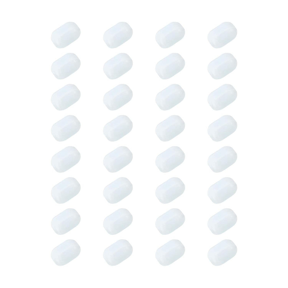 MECCANIXITY Magnetic Stirrer Mixer Stir Bar Rod 10mm/0.39" 10mm, White 