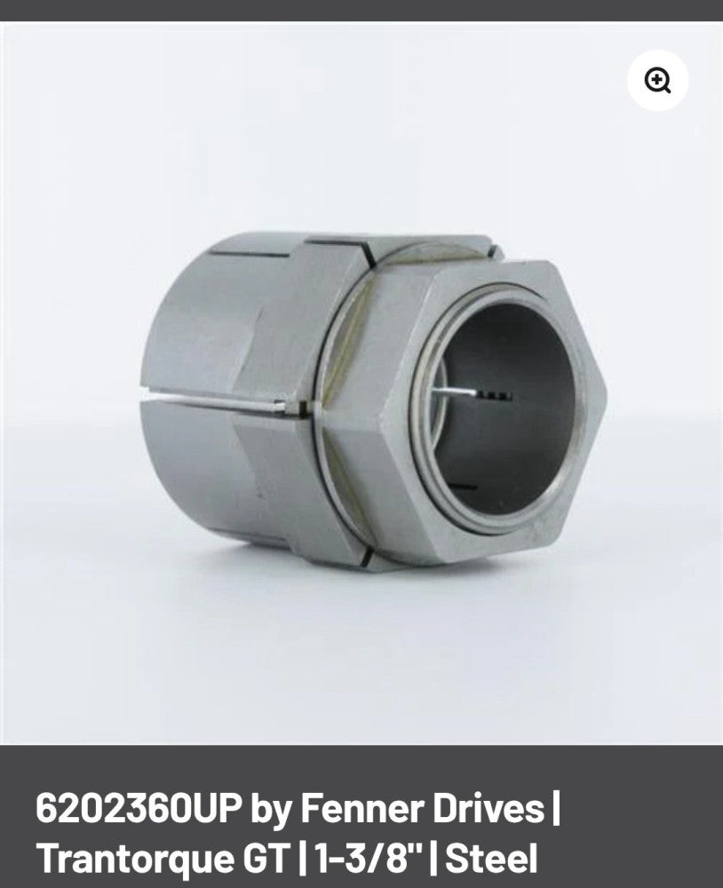  Fenner Drives Trantorque GT 6202360 1-3/8” 2300 In-Lbs Keyless Bushings