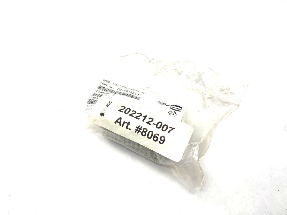 Harting 09160723101 Female Crimp Insert Module Han 72DD-SMC-FI-CRT