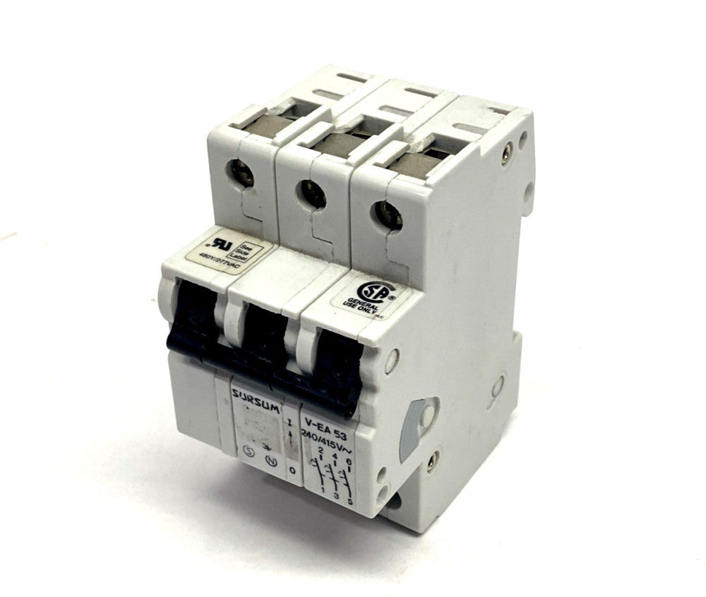Sursum V-EA53-G10A Circuit Breaker 3-Pole 10A 240/415V