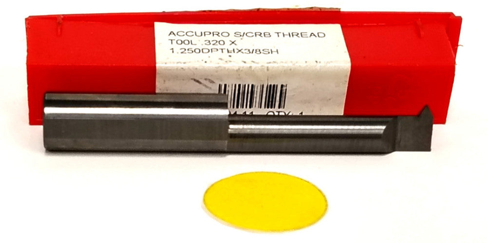 ACCUPRO .320" X 1/250" CARBIDE BORING BAR DPTHX3/8SH