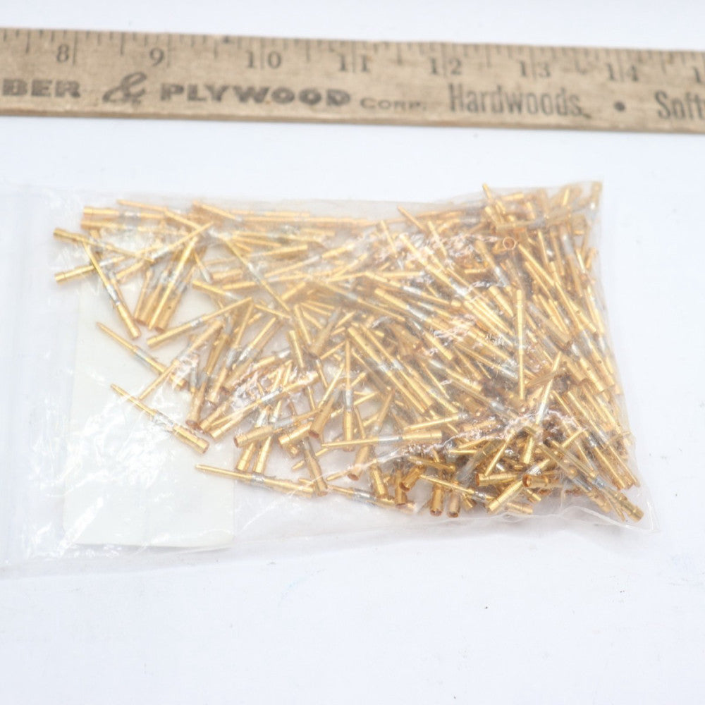 (300-Pk) Power Contacts Pin Assembly Gold 18 -16 AWG .8 -1.4 mmÂ² Wire Size