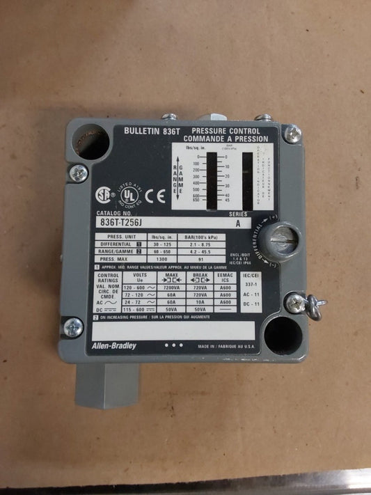 *NEW* Allen Bradley 836T-T256J Pressure Control Switch