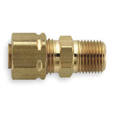 Parker 68Ca-6-8 3/8" Compression X 1/2" Mnpt Brass Connector 25Pk