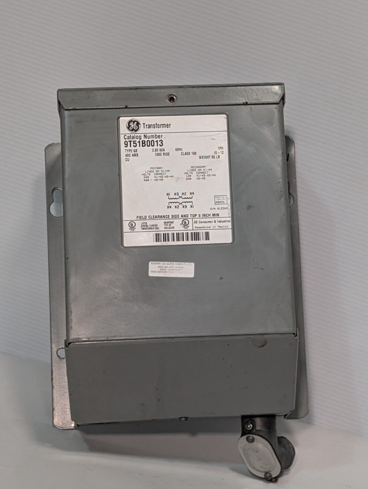 General Electric 9T51B0013 Enclosed Transformer, 3.0KVA, NEMA 3R, 240/480, 1-PH