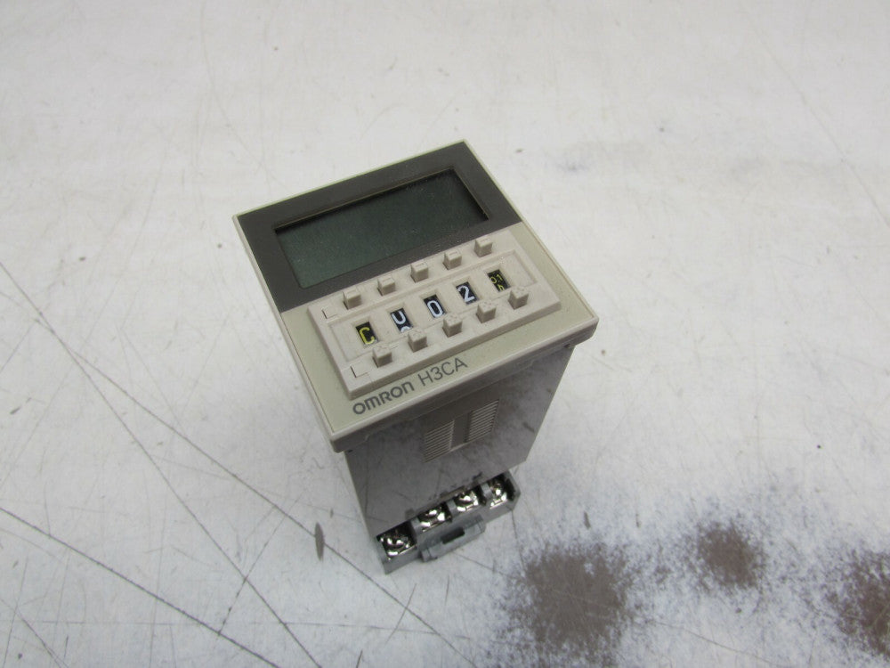 OMRON H3CA-A SOLID STATE TIMER 0.1SEC-9990HRS 24-240VAC 12-240VDC XLNT TAKEOUT 