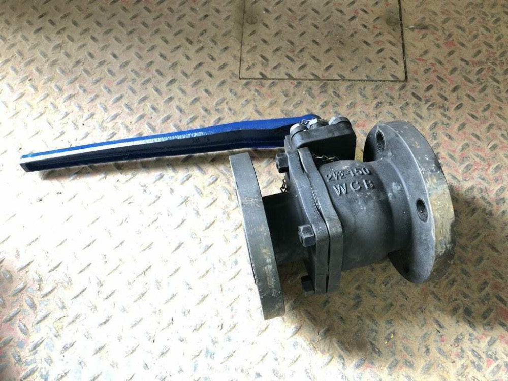 FlowTek F15 2-1/2" WCB Manual Ball Valve 285PSIG CL150 w/ 316SS Ball/Stem