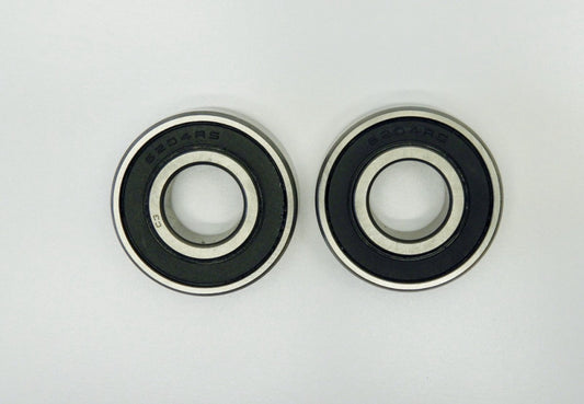 (QTY 2) 6204RS C3 Rubber Sealed Ball Bearing 20x47x14 mm B-204-FF 20mm Bore New