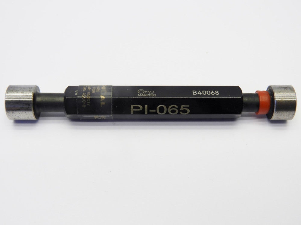 MG Marposs 13mm GO NO-GO Plug  Gauge PI-065 P-0.050 NP+0.050 20 Degree C B40068
