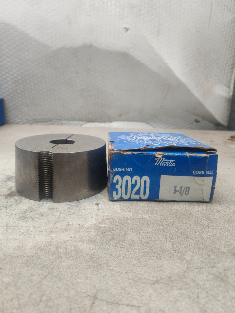 NEW IN BOX MARTIN TAPER BUSHING BORE SIZE 1-1/8'' 3020