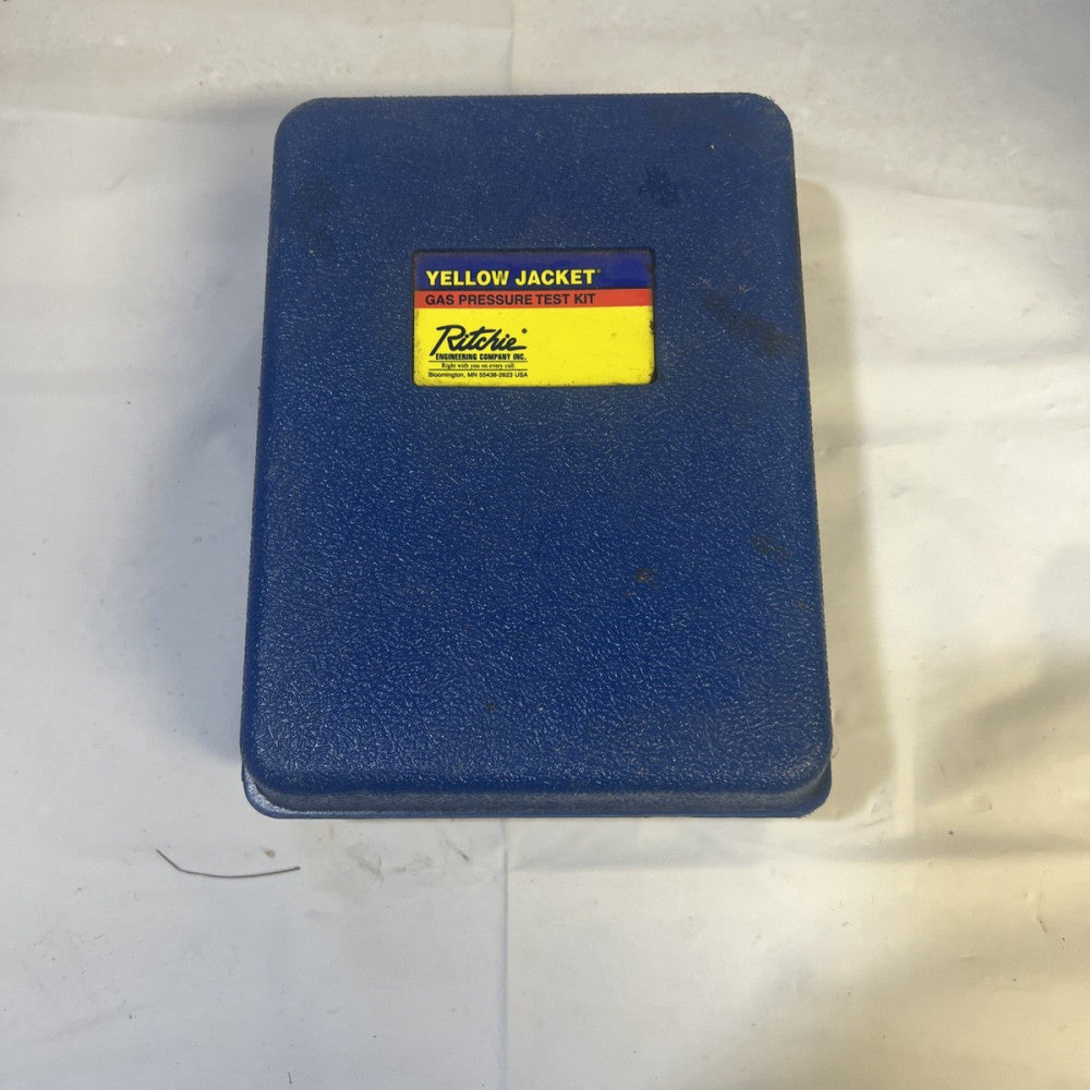 Ritchie Yellow Jacke 78060 Engineering Gas Pressure Test Kit 0-35" W.C. w/Case