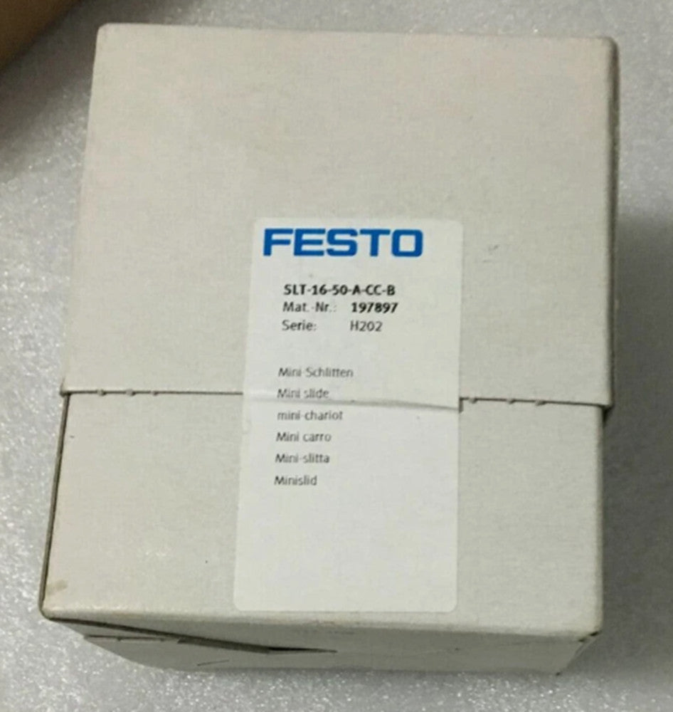 One Brand New Festo Slide Cylinder SLT-16-50-A-CC-B 197897
